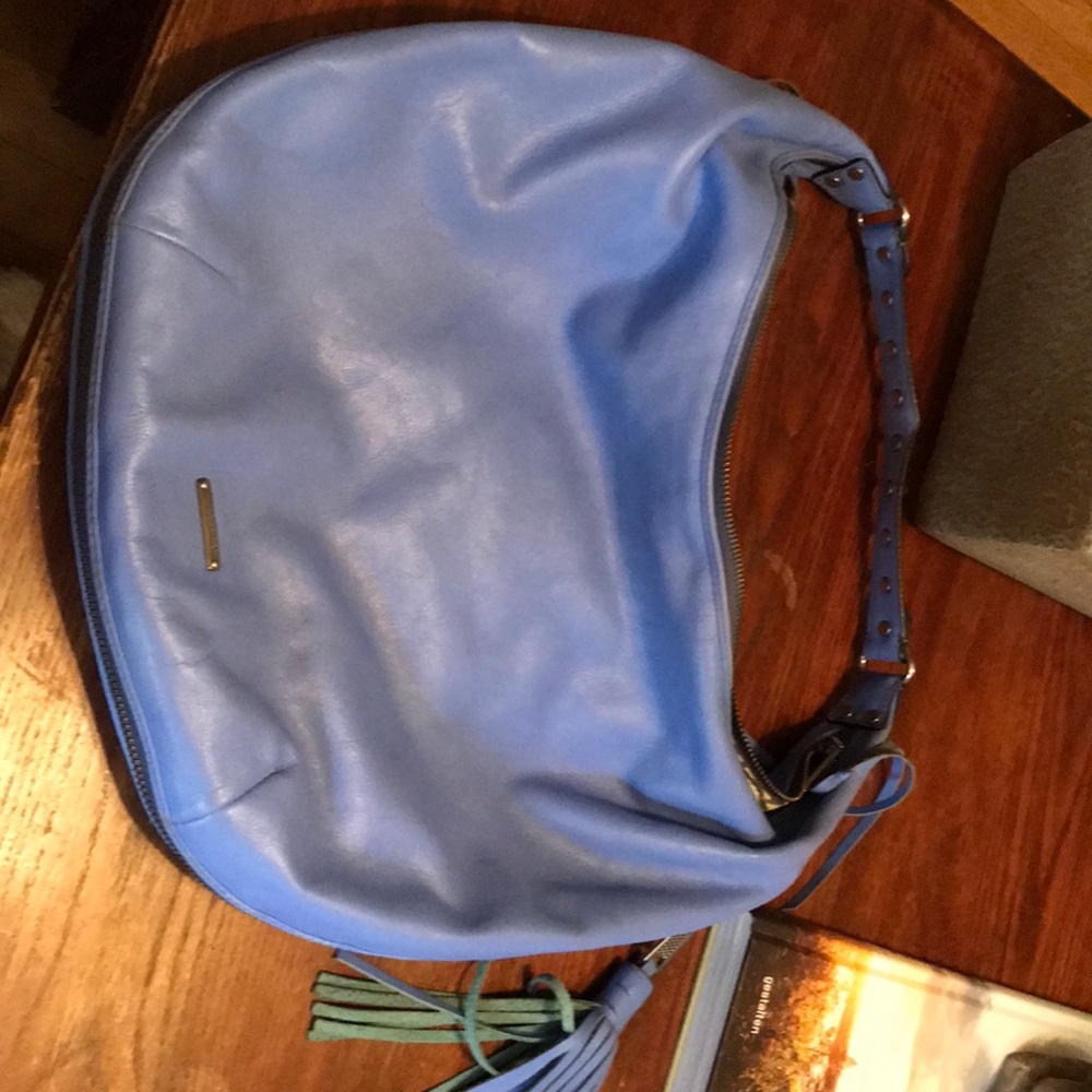 Gorgeous blue Rebecca Minkoff leather bag!